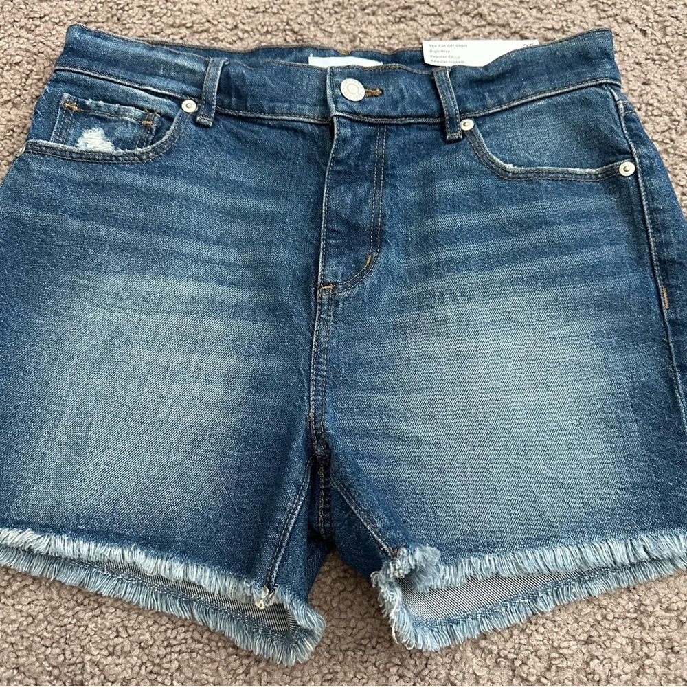 Loft The Cut Off Denim Short Womens Size 25 - Picture 9 of 12